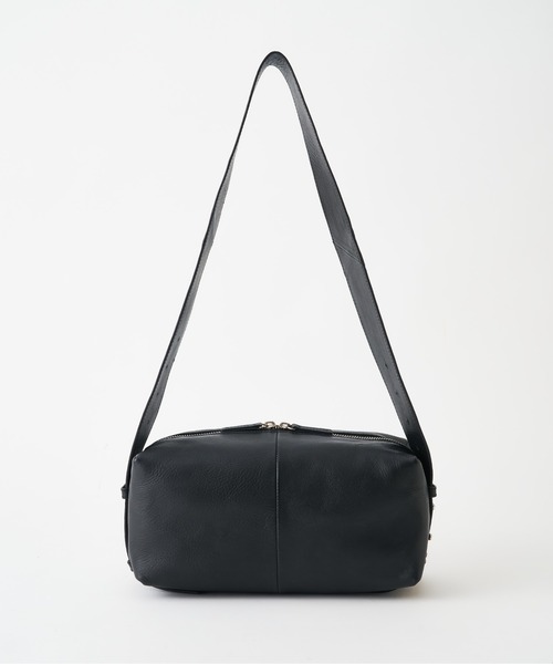 #1183 KETO レザー ウエストバッグ ブラック ONE.（ワンドット） ウエストポーチ ONE. /レザーBODYBAG ONE-011