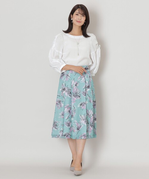 TO BE CHIC（トゥー ビー シック） 7分袖ブラウス 42 パープル系その他 