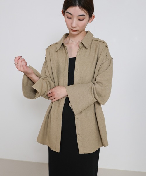 モカ select MOCA（セレクトモカ） ブラウス シャツ ビックカフスネップ