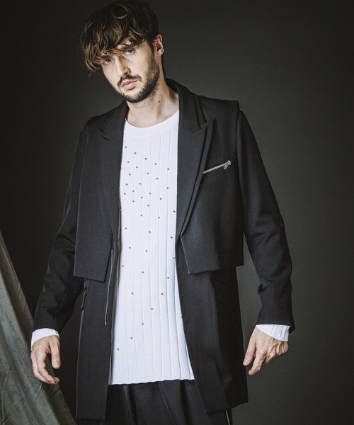 NO ID.（ノーアイディー） セーター ニット 「NO ID.」Studs Knit