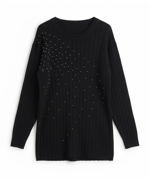 NO ID.（ノーアイディー） セーター ニット 「NO ID.」Studs Knit