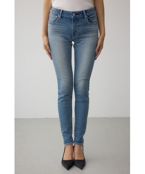 ジーンズ デニム デニムパンツ 「サイズ，身長別画像あり」AZUL DENIM スキニーデニム レディースの画像