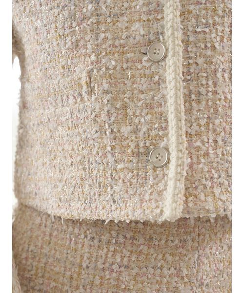 SNIDEL（スナイデル） ジャケット ノーカラージャケット ツイード