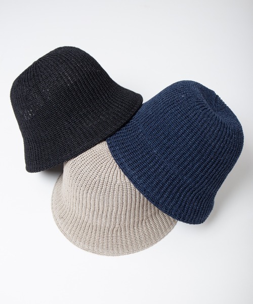 「RACAL」 ストローハット LARGE グレー メンズ_画像5