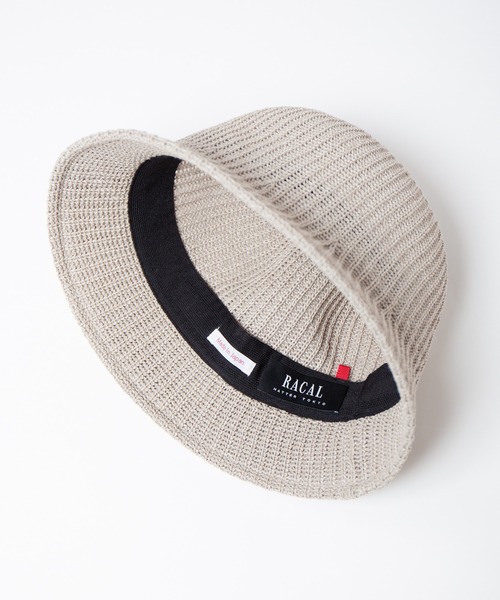 「RACAL」 ストローハット LARGE グレー メンズ_画像8