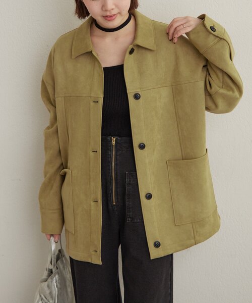 ヒムカシ　ジャケット サイズ1 フリー Omekashi（オメカシ） ジャケット FREE キャメル レディース