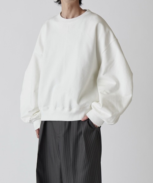 Lui's（ルイス） トレーナー スウェット 「Neucon」VOLUME TUCK SLEEVE