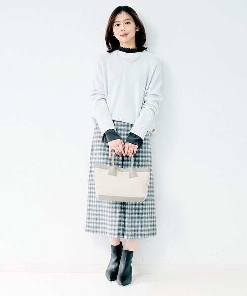 UNTITLED（アンタイトル） トートバッグ バイカラートート レディース