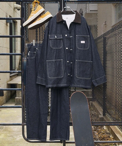 「MONO-MART」 デニムパンツ M インディゴブルー メンズ_画像2