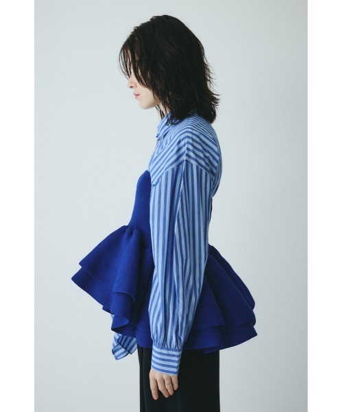 HeRIN.CYE チューブトップ ベアトップ Frill hem bustier フリルヘム