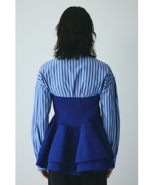 HeRIN.CYE チューブトップ ベアトップ Frill hem bustier フリルヘム