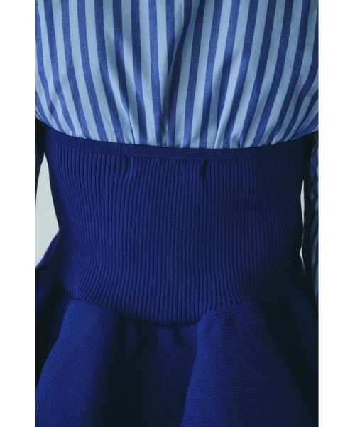 HeRIN.CYE チューブトップ ベアトップ Frill hem bustier フリルヘム