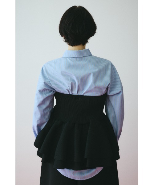 HeRIN.CYE チューブトップ ベアトップ Frill hem bustier フリルヘム