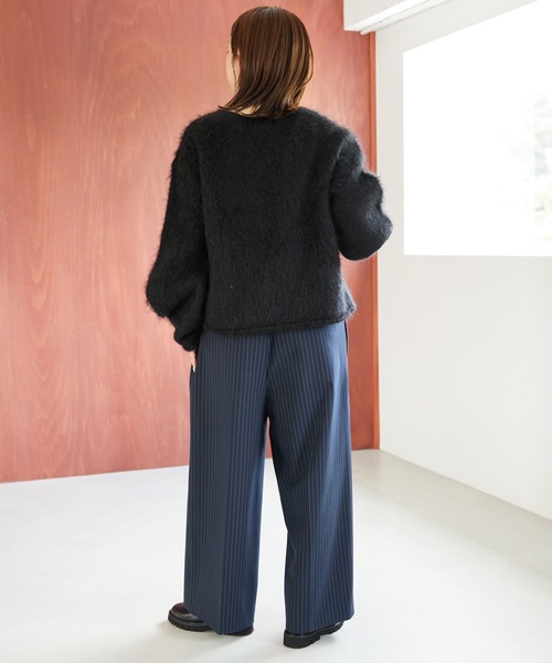 「SLOBE IENA」 長袖ニット FREE ピンク レディース_画像3