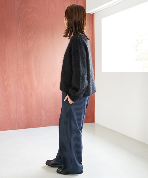 「SLOBE IENA」 長袖ニット FREE ピンク レディース_画像7