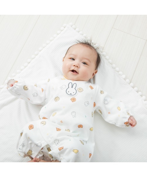 Miffy（ミッフィー） ベビー服 ロンパース フィットオール : ZOZOTOWN 