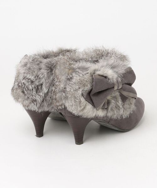 「Bridget Birkin」 ショートブーツ 23.5cm グレー レディース_画像2