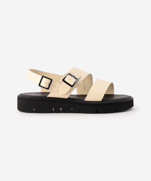 「BEAUTIFUL SHOES」 フラットサンダル 23.5 オフホワイト レディース_画像2