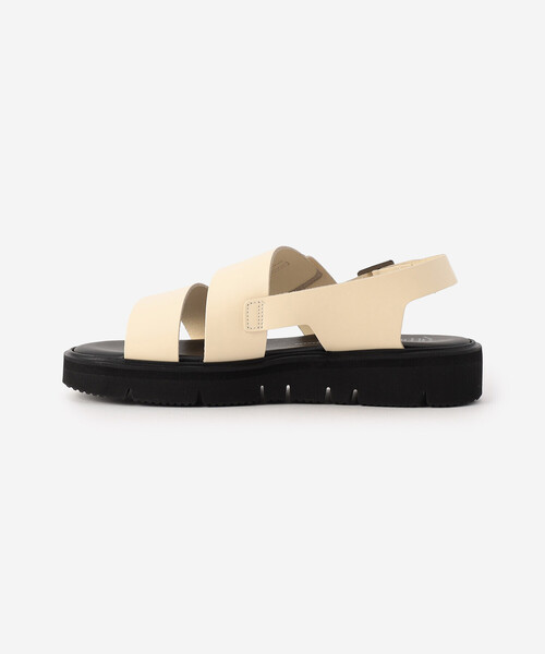 「BEAUTIFUL SHOES」 フラットサンダル 23.5 オフホワイト レディース_画像3