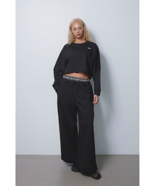 「ALEXIA STAM」 スウェットパンツ S チャコールグレー レディース_画像8