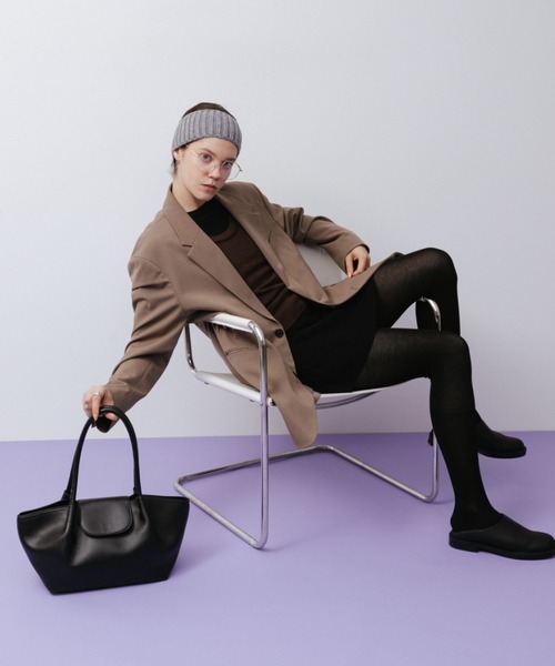 arholiday.standard トートバッグ fauxleather flap tote bag