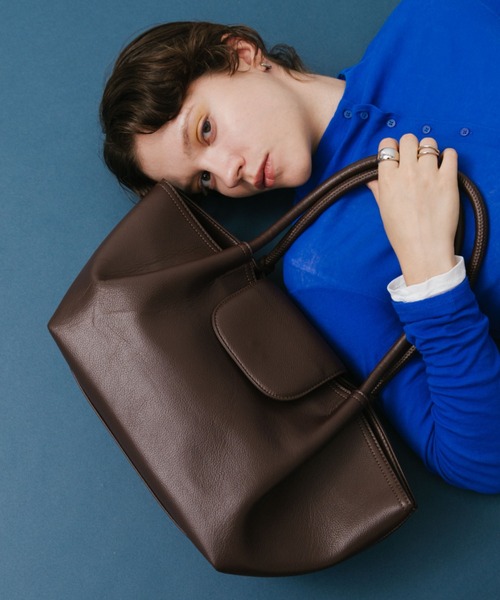 バッグ SA arholiday.standard トートバッグ fauxleather flap tote bag