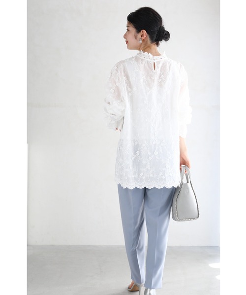 「CAWAII」 長袖ブラウス FREE ホワイト レディース_画像5