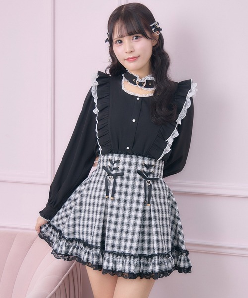 ROJITA（ロジータ） スカート レースアップ裾フリルスカパン