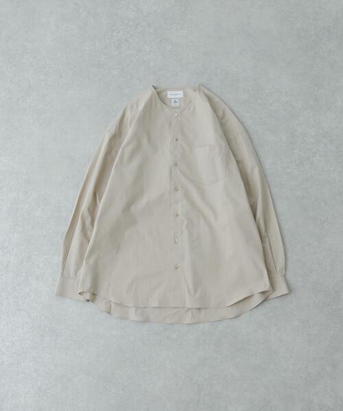「THOMAS MASON」 長袖シャツ MEDIUM ブルー メンズ_画像3