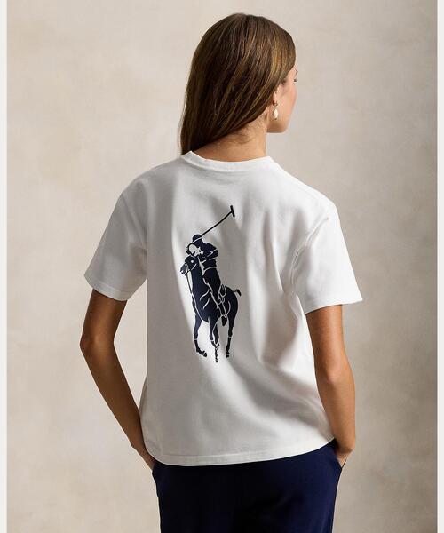 [新品・美品]Polo Ralph Lauren コットンクルーネックTシャツ POLO RALPH LAUREN（ポロ・ラルフローレン） （ネコポス配送） ポロ