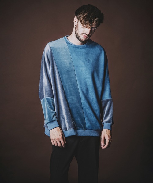 「NO ID.」 長袖Tシャツ 1 グレー メンズ_画像4