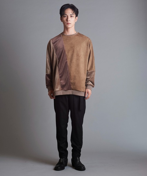 「NO ID.」 長袖Tシャツ 1 グレー メンズ_画像7