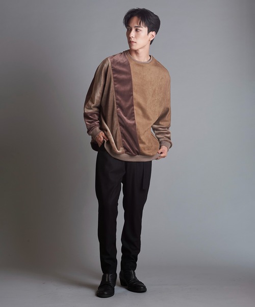 「NO ID.」 長袖Tシャツ 1 グレー メンズ_画像8