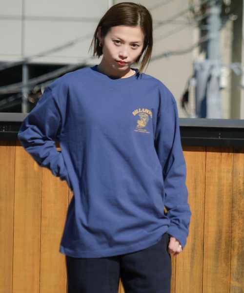 「BILLABONG」 長袖Tシャツ MEDIUM クリーム メンズ_画像4