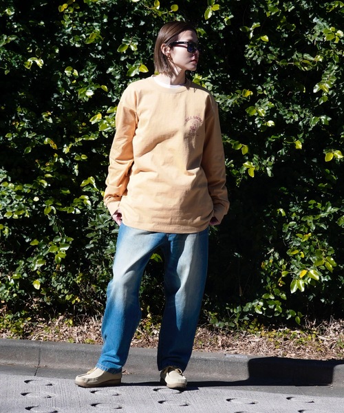 「BILLABONG」 長袖Tシャツ MEDIUM クリーム メンズ_画像7