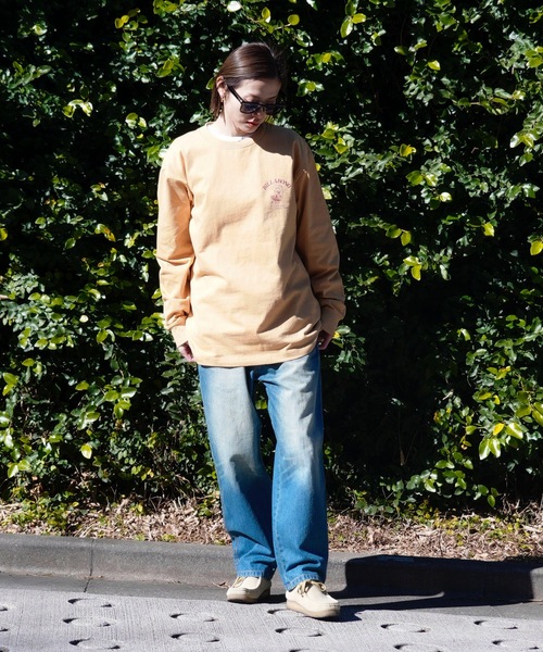 「BILLABONG」 長袖Tシャツ MEDIUM クリーム メンズ_画像8