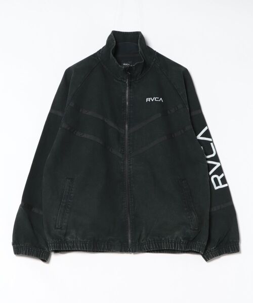RVCA ルーカ　フルジップ　ブルゾン　ジャケット　黒　ブラック　M RVCA（ルーカ） 正規品 メンズ ジップアップ パーカー フェイクファー