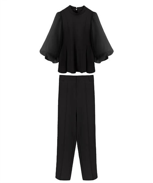 「Cinderella」 セットアップ X-LARGE ブラック レディース_画像9