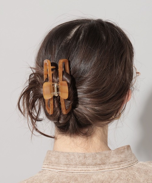 George's ヘアクリップ スクエアバンスクリップ : ZOZOTOWN Yahoo!店