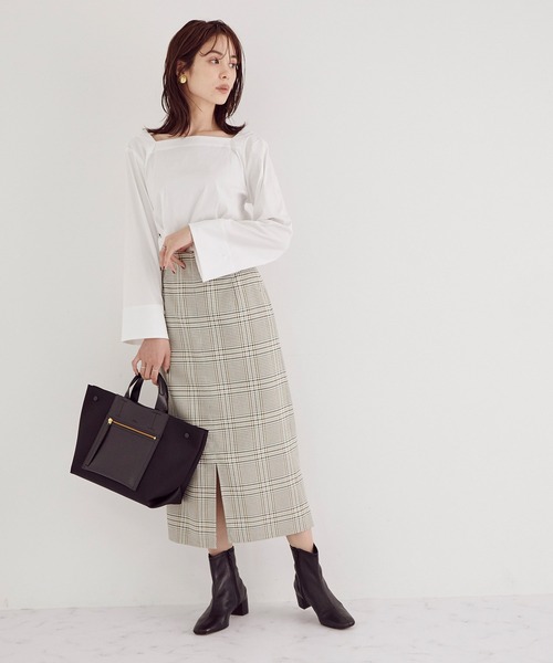 「ROPE'」 スカート 38 サックスブルー レディース_画像6