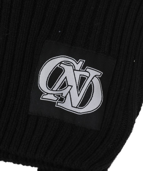 「Candy Stripper」 ニットキャップ FREE ブラック レディース_画像2