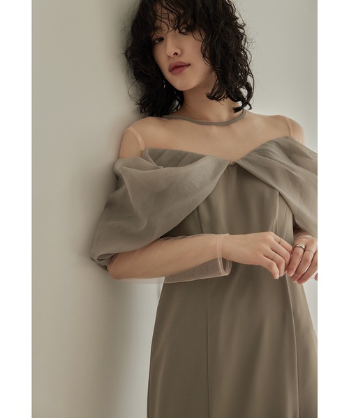 「niana」 長袖ワンピース L ブラック レディースの画像