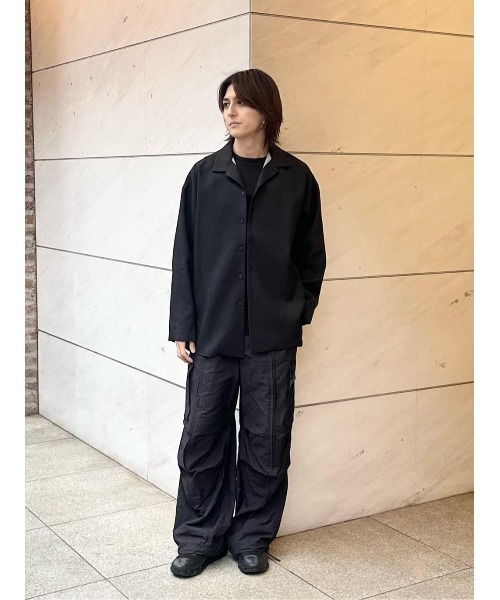 シャツ onegravity / ヘンプモヘヤ オーバーレイヤーシャツ メンズの画像