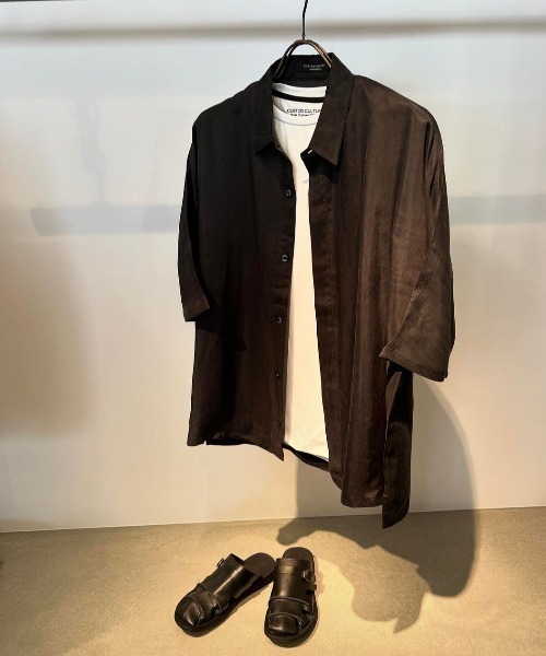 「CUSTOM CULTURE」 7分袖シャツ 3 ホワイト系その他 メンズ_画像4