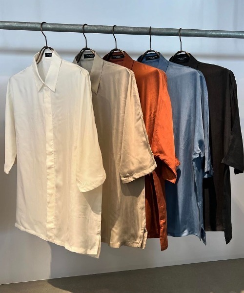 「CUSTOM CULTURE」 7分袖シャツ 3 ホワイト系その他 メンズ_画像5