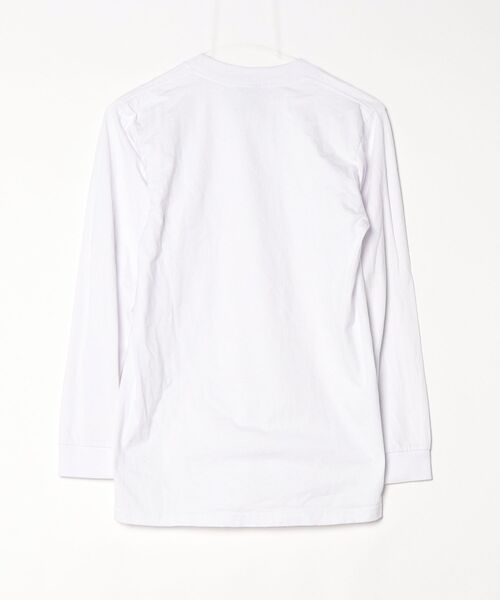 「PRO CLUB 」 長袖Tシャツ S ホワイト メンズ_画像2