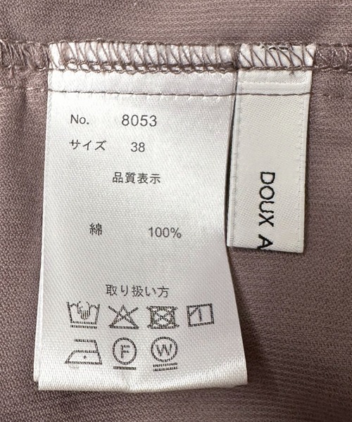 「DOUX ARCHIVES」 長袖シャツ 38 ブルー レディース_画像3