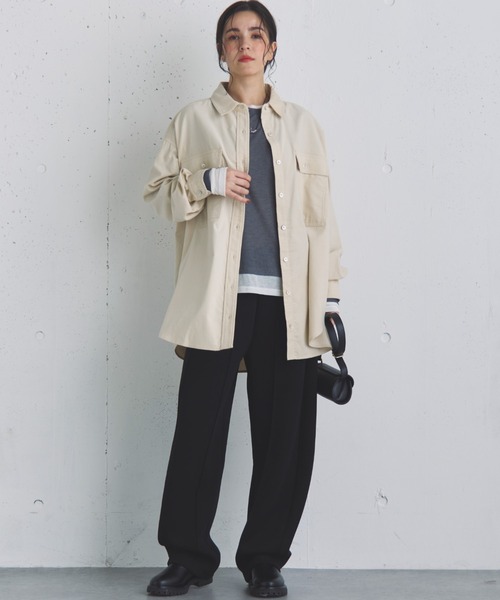 「DOUX ARCHIVES」 長袖シャツ 38 ブルー レディース_画像7