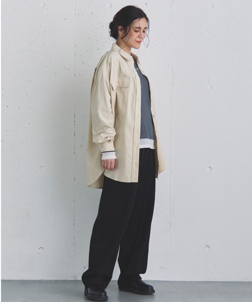 「DOUX ARCHIVES」 長袖シャツ 38 ブルー レディース_画像8