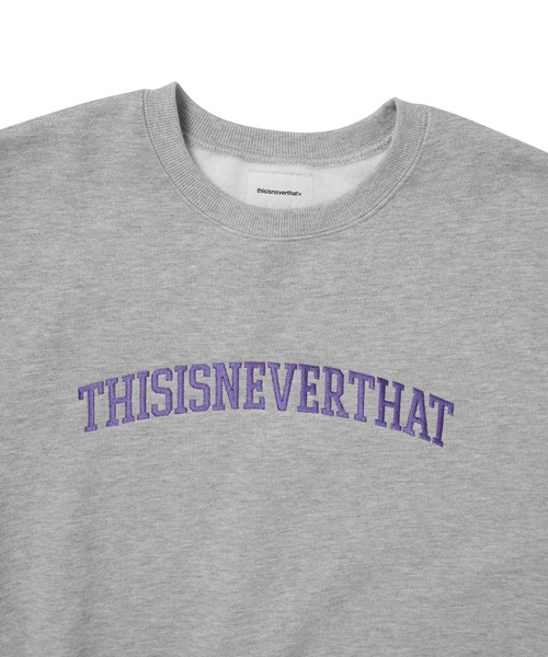 thisisneverthat（ディスイズネバーザット） スウェットカットソー S